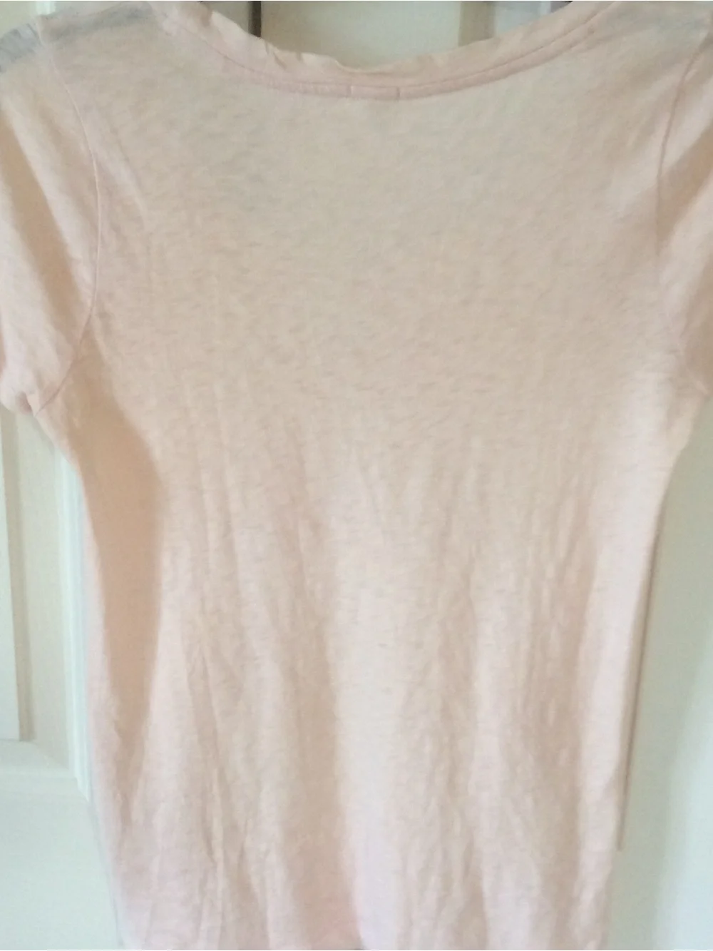 JCREW Rose Tee 2011 Collection  - Pink Floral Appliqué Tee -Size Small